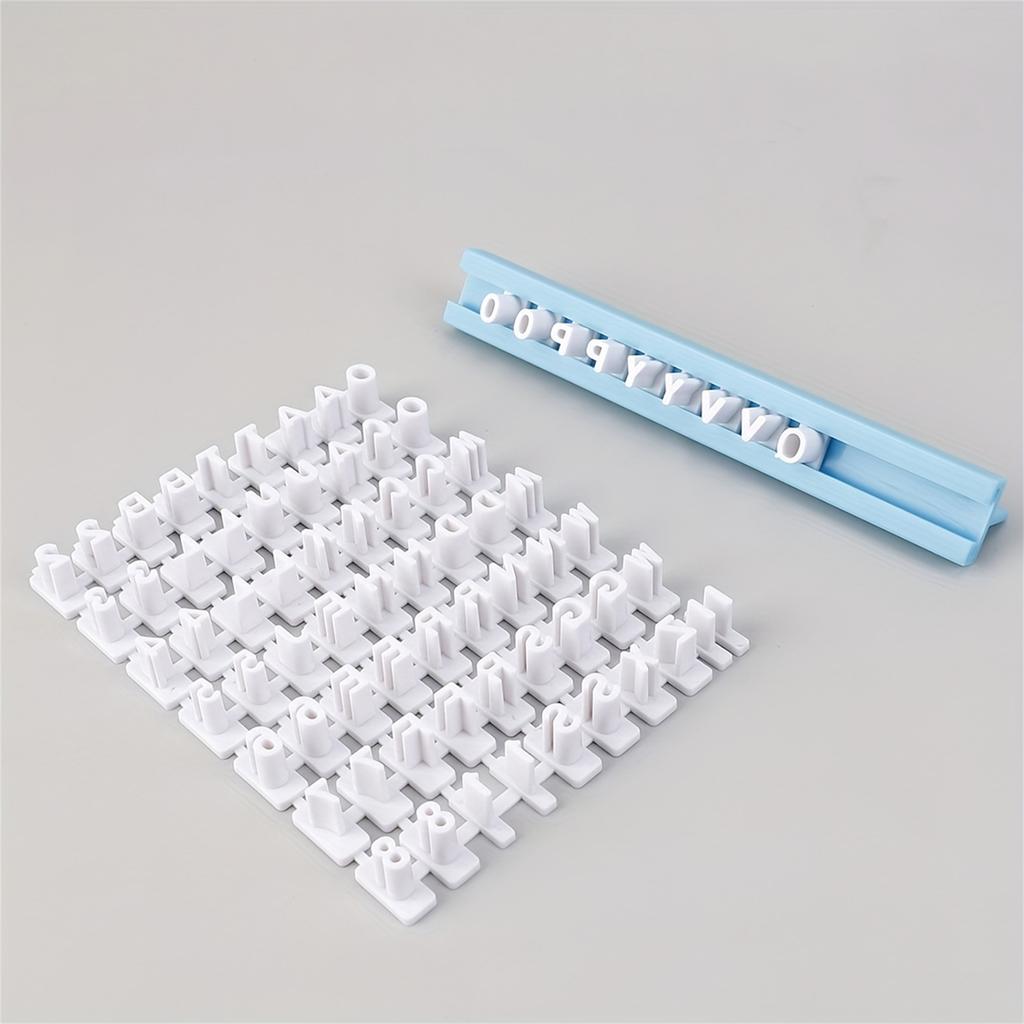 English Letter, Number, , Seal Tool, Cookie Mold, DIY Movable Type Press Mold, Baking Tool