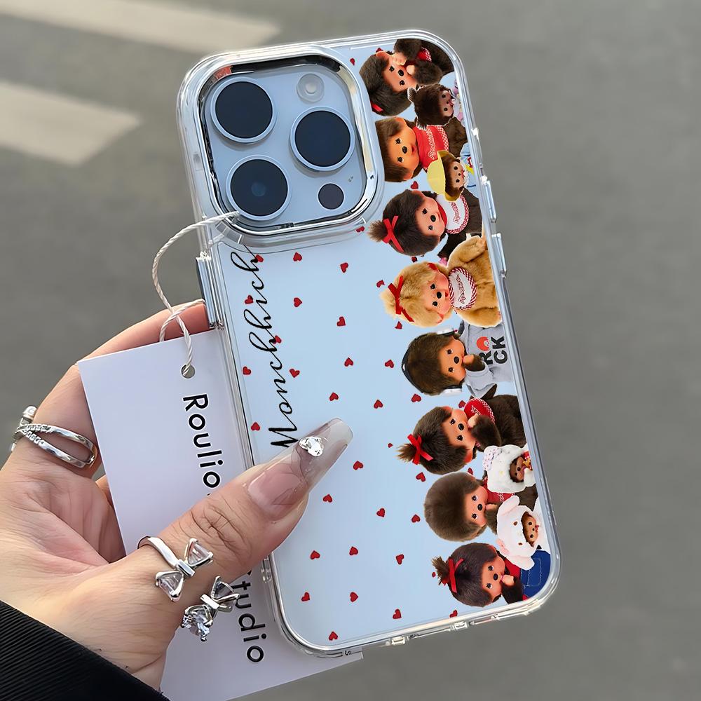 Cute Monchhichis New Ins Phone Case For Xiaomi Redmi Note A5 A3 15 14 13 14c 13c 12 11 12s 12c 10c 10 9 Pro Plus 4G 5G Cover