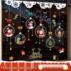 Santa Claus Christmas Window Cling Stickers for Tree and Scene Decoration
