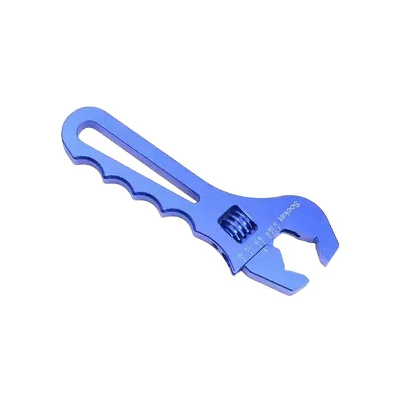 Automotive AN Aluminum Wrench Hose Fitting Tool Hose Connector Adjustable Wrench Spanner Fitting Tools Aluminum Alloy 3AN-16AN