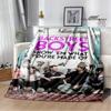 BSB Band Backstreet Boys Print Blanket Picnic Blanket Flannel Warm Blankets Soft Cozy Blankets Home Travel Blanket Birthday Gift