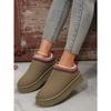 Plus Size Snow Boots for Women 2025 Winter New Fleece Women's Shoes Warm Boots Women