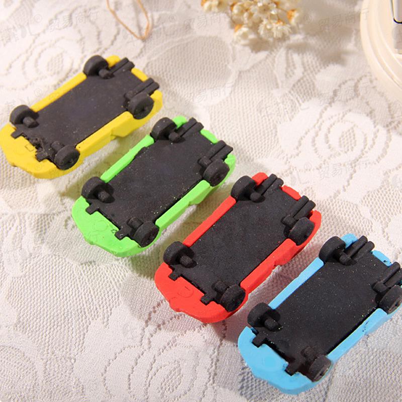 Cool Sports Car Shape Eraser Creative Practical Children Stationery Random Color 