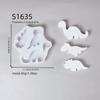 Multipurpose Dinosaur Silicone Mould Set for Candle Cement Plasters Craft Home Decoration