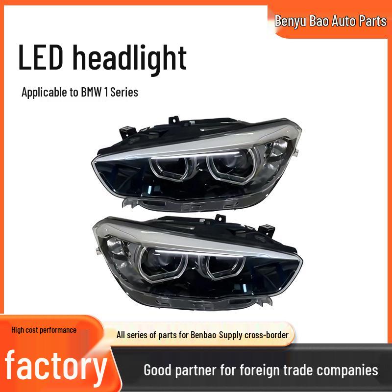 BMW 1 Series F20 LED Headlights (2016-2019) - Black/White Base Model Numbers: 63117414141, 63117414142 Left Side 63117414141