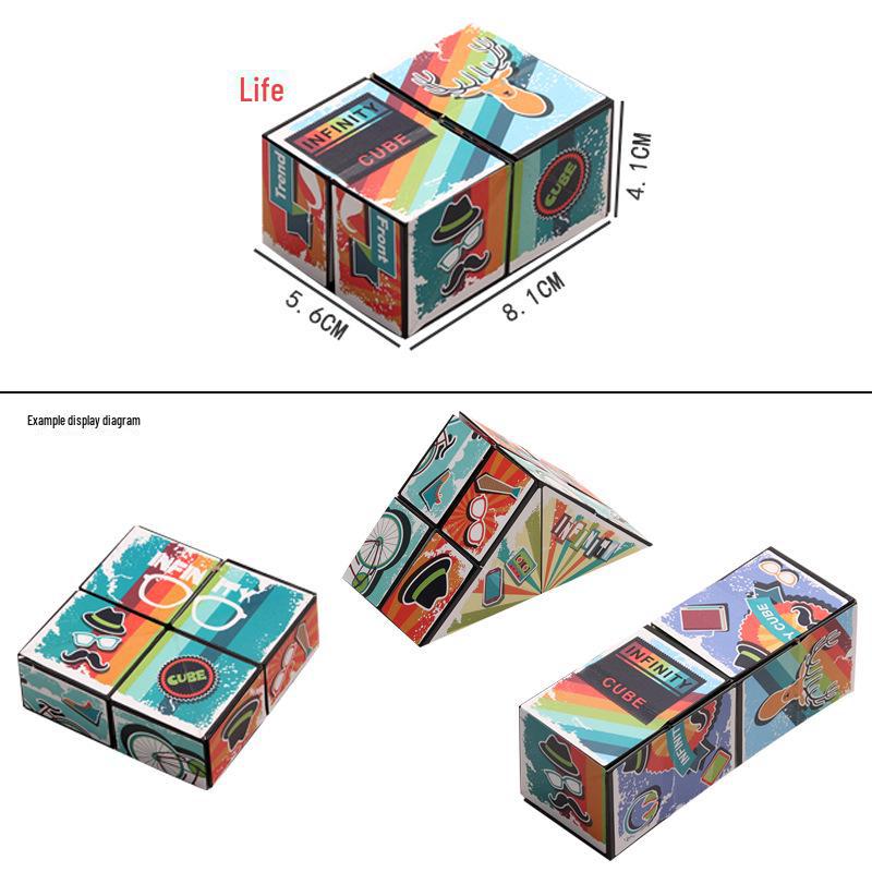 

3D Магический Куб: Детская развивающая геометрическая головоломка (Немагнитный)