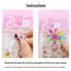 Children's 3D Princess Cartoon Diamond Gem Stickers - Cute Acrylic Crystal Toys