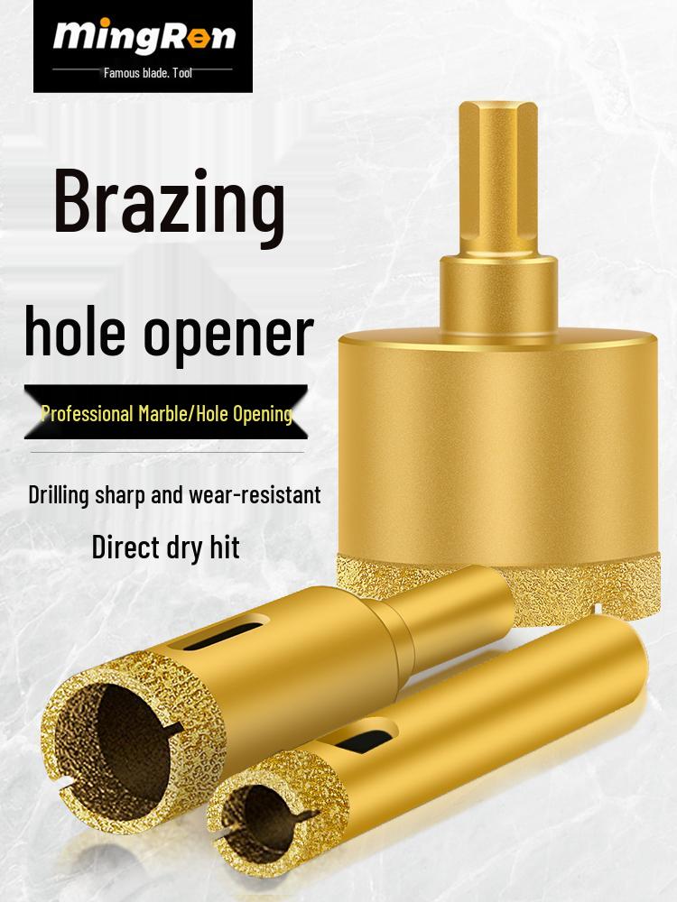

Electric Dry Drill Hole Saw for Marble, Stone, and Glass 6mm Drill Bit [1 piece]