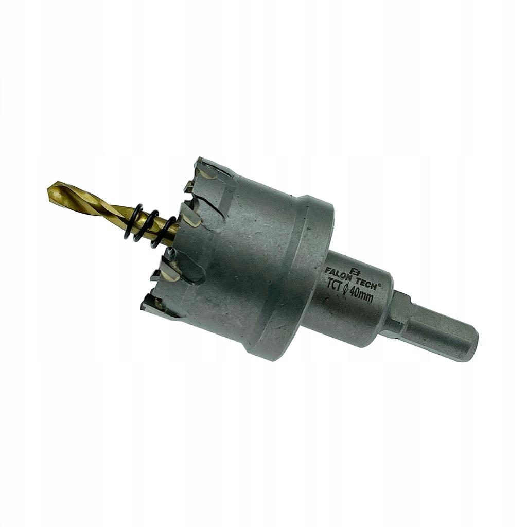 Falon-Tech Otwornica Widiowa 40 Mm Do Metalu Inox Aluminium Drewna