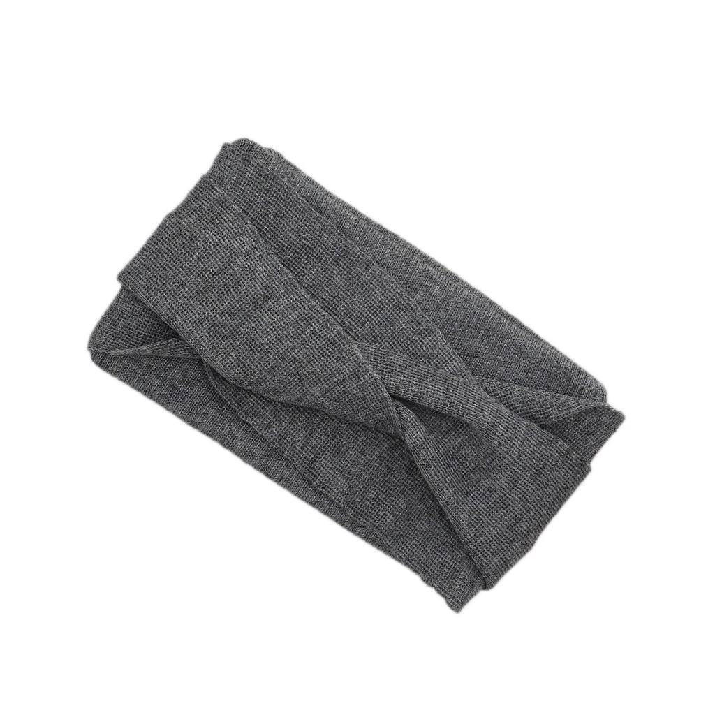 CA4LA Unisex Adjustable Wool Blend Hairband Large Fit Gray DOU02127 Made In Japan