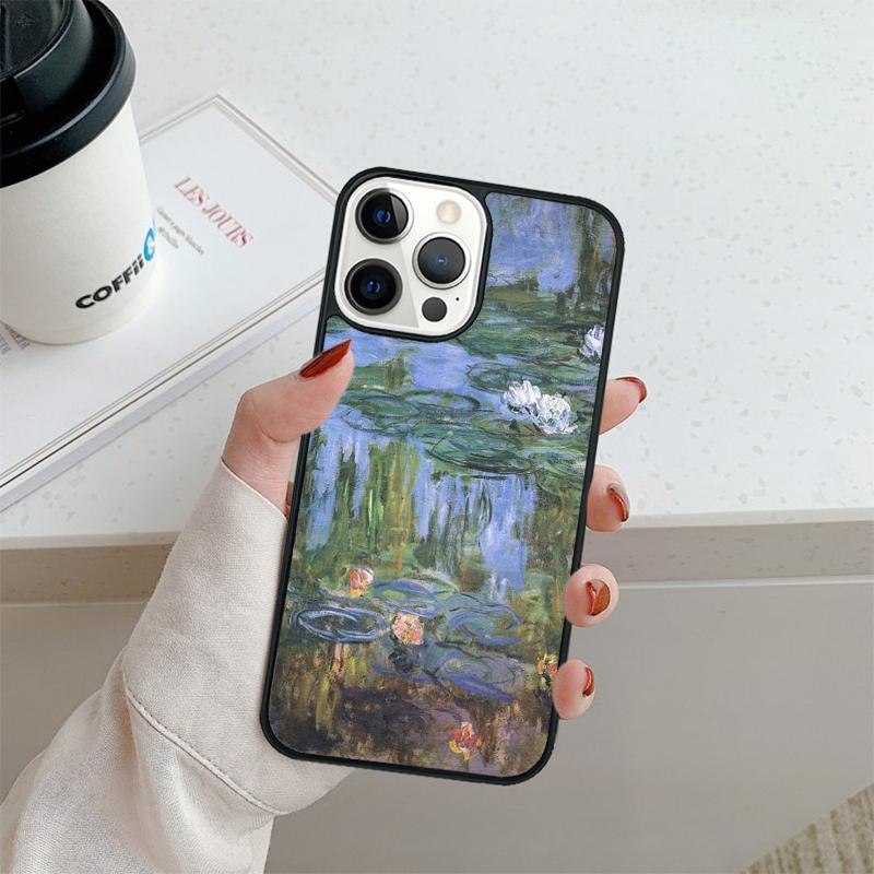 Claude Monet Art Painting Phone Case For iPhone 17 Air 16 pro max 15 14 plus 12 13 Shell Cover coque