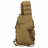 [PHOENIX IKKI] Tactical Outdoor Crossbody Bag, Ambidextrous Body Bag, One-Shoulder Bag, Sports Bag, Brown