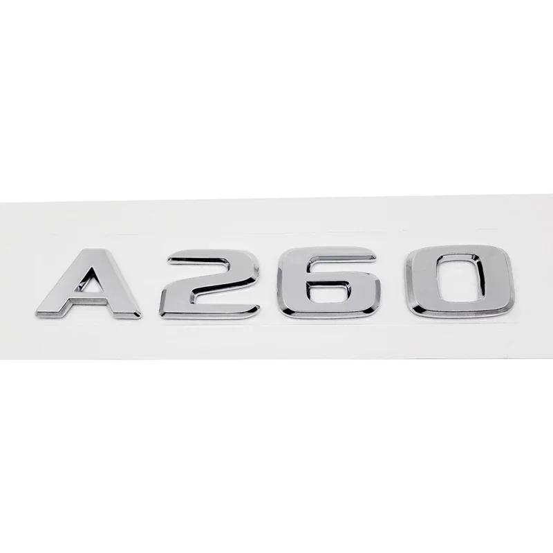 

ABS Car Letter Rear Stickers Trunk Badge Emblem Decal for Mercedes Benz A63 A200 A220 A250 A260 A Class W168 W169 W176