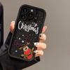 Christmas cartoon elk for iPhone16ProMax phone case 14 Apple 13 matte 12/15 Premium 11