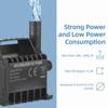 Submersible 12V Water Pump Electric 360L H Small Fountain Pump with Max 9.2ft Lift, 6.5ft DC Female Plug and Suction
