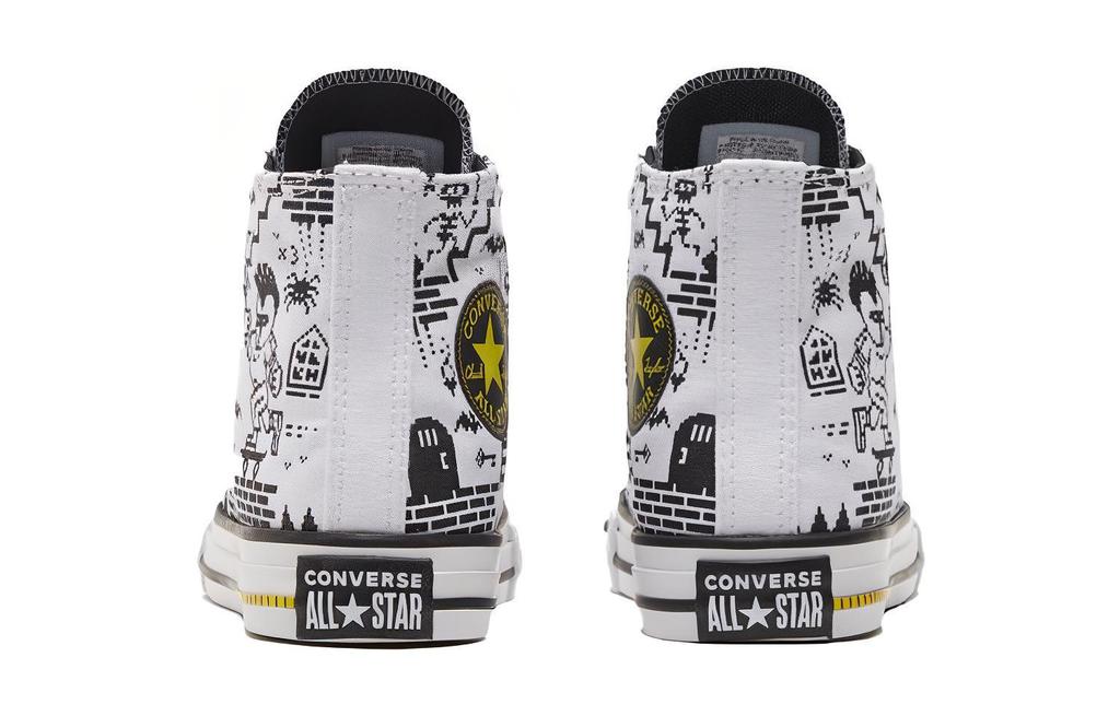 Converse Chuck Taylor All Star High GS 'Gamer Print - Weiß' 670211C