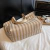 Vintage Handbag Striped Bag Women's Large Capacity Shoulder Bag