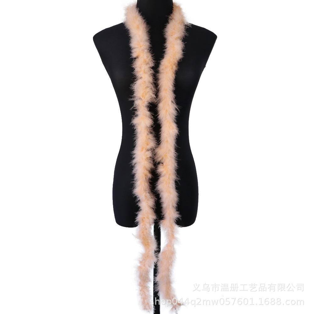 11G Flat Top Clothing Accessories Diy Material Turkey Plush Strip Scarf Crafts Accessories New