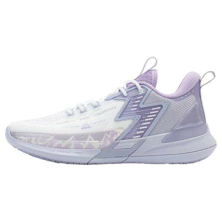 361 Big3 4.0 SWITCH Montagne Nevose Comode Antiscivolo Resistenti all'Abrasione Basse Scarpe da Pallacanestro Uomo Viola 572321103-3
