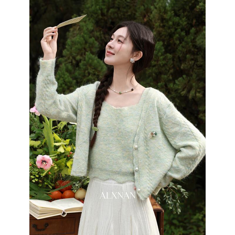 Women s Relaxed Fit Long Sleeve Knit Cardigan M