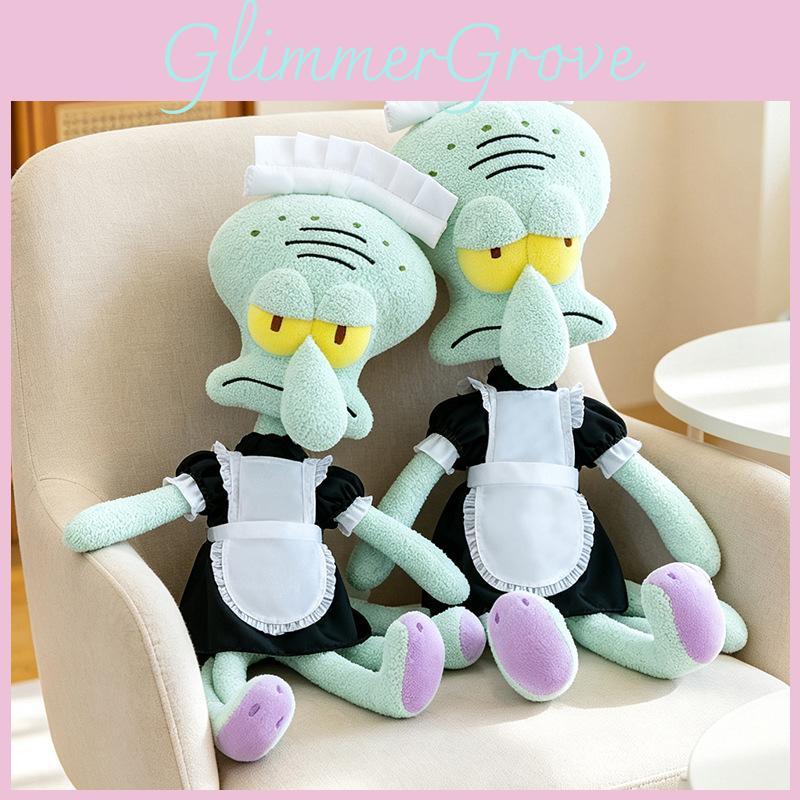 Peanuts Spongebob Plush Toy Cartoon Octopus Keychain Gift For Kids And Teens