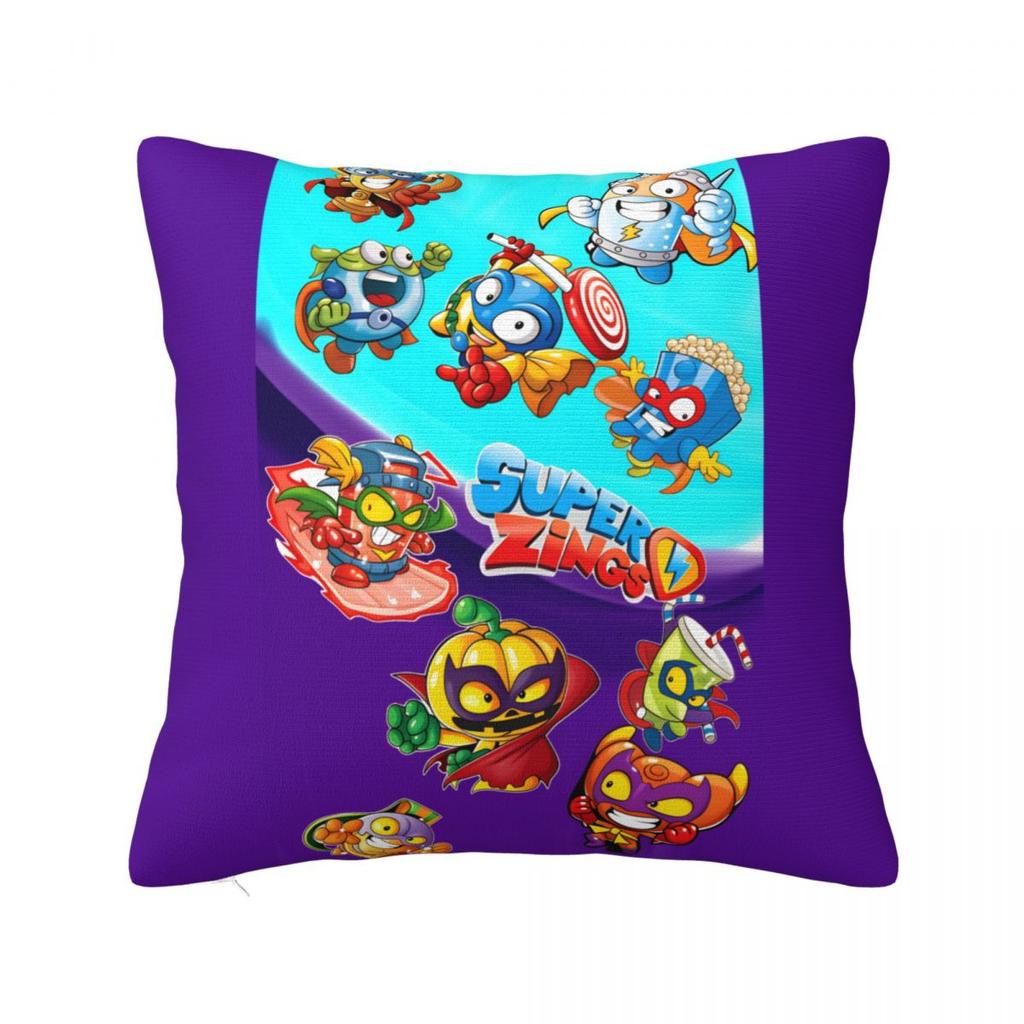 Super Zings Game Pillow Cover Cartoon Polyester Pillow Case Cushion Cover Fashion Pillowcases For Chair Sofa Home Decoration