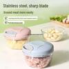 Manual Garlic Masher & Chopper - Press, Crush, and Mash for Baby Food