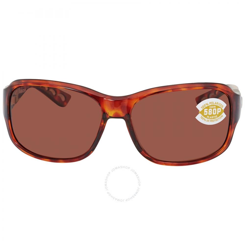 

Costa Del Mar INLET Copper Polarized Polycarbonate Ladies Sunglasses IT 10 OCP 58