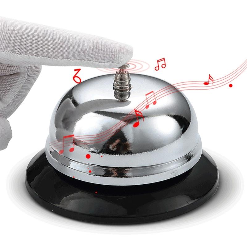 Metal Anti-Rust Desktop Call Bells Customer Service Bells Pet Training Bells Kitchen Tool for Table, Desktop, Counter