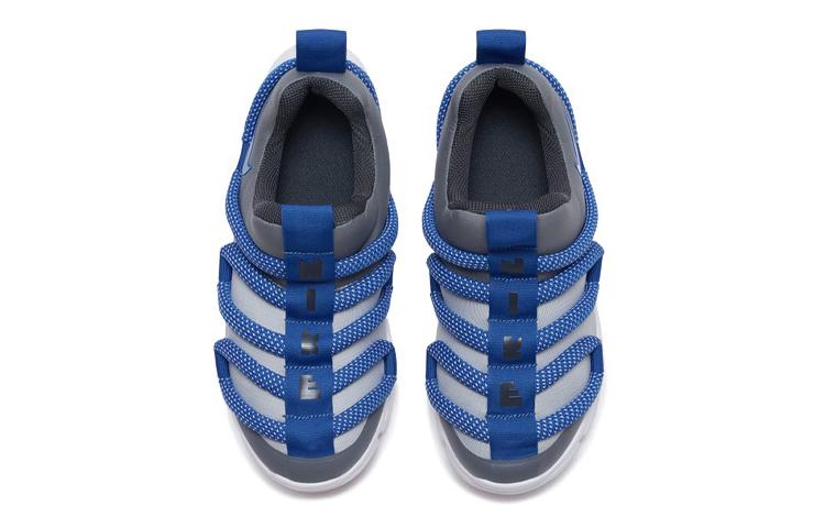 Nike Novice Slip Resistant Cushioning Slip Resistant Cushioning Kids Lifestyle Shoes Gray Blue AQ9661-008