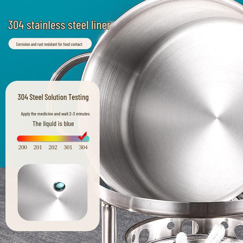 Stainless Steel Single-Person Hot Pot with Alcohol Stove - Portable Self-Service Shabu-Shabu for Home or Restaurant Use