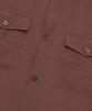 MINDBRIDGE [Couture] Pocket Oversized Brown Short Sleeve Shirt