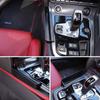 Dla Jaguar F-TYPE 2013-2024 ABS Czarny Boczny Schowek Konsoli Środkowej Wielofunkcyjna Tacka na Telefon Komórkowy Akcesoria Samochodowe