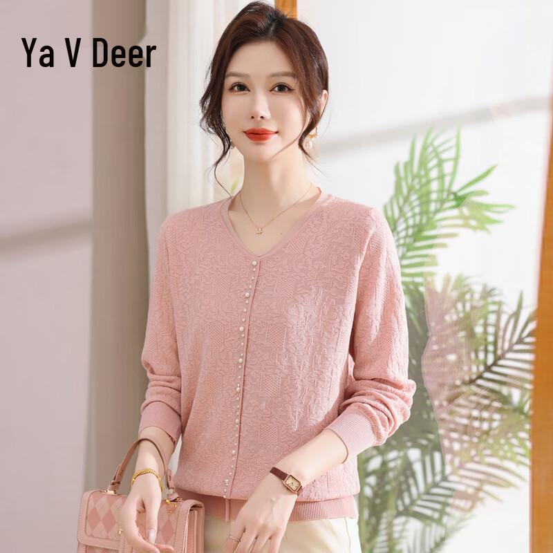 

Yalu Women s V-Neck Knitted Cardigan 2XL