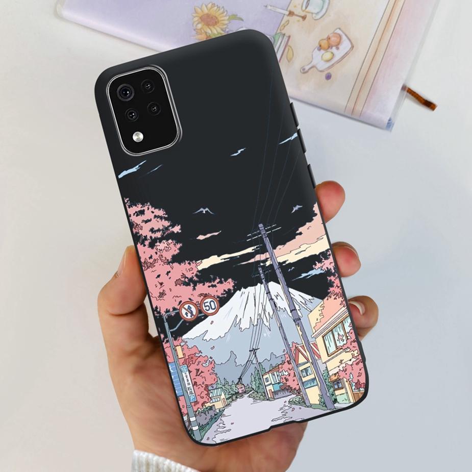 For LG K42 Case LM-K420 LMK420H Cute Fashion Painted Cover Soft Silicone Phone Case For LG K42 K 42 LGK42 Back Cover 6.6'' Coque