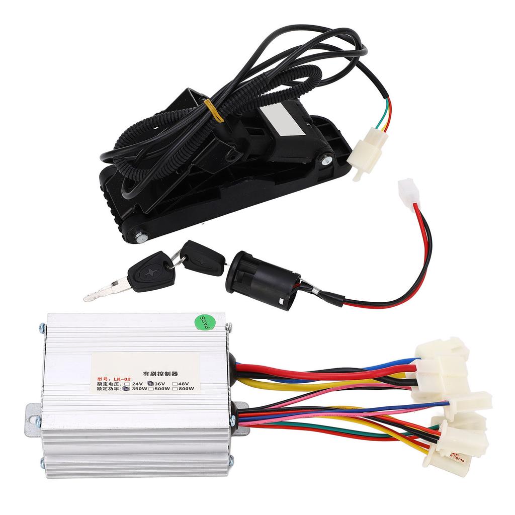 Electric Tricycle Controller Pedal Accelerator Kit Lithium Battery Electric Tricycle Retrofit Kit