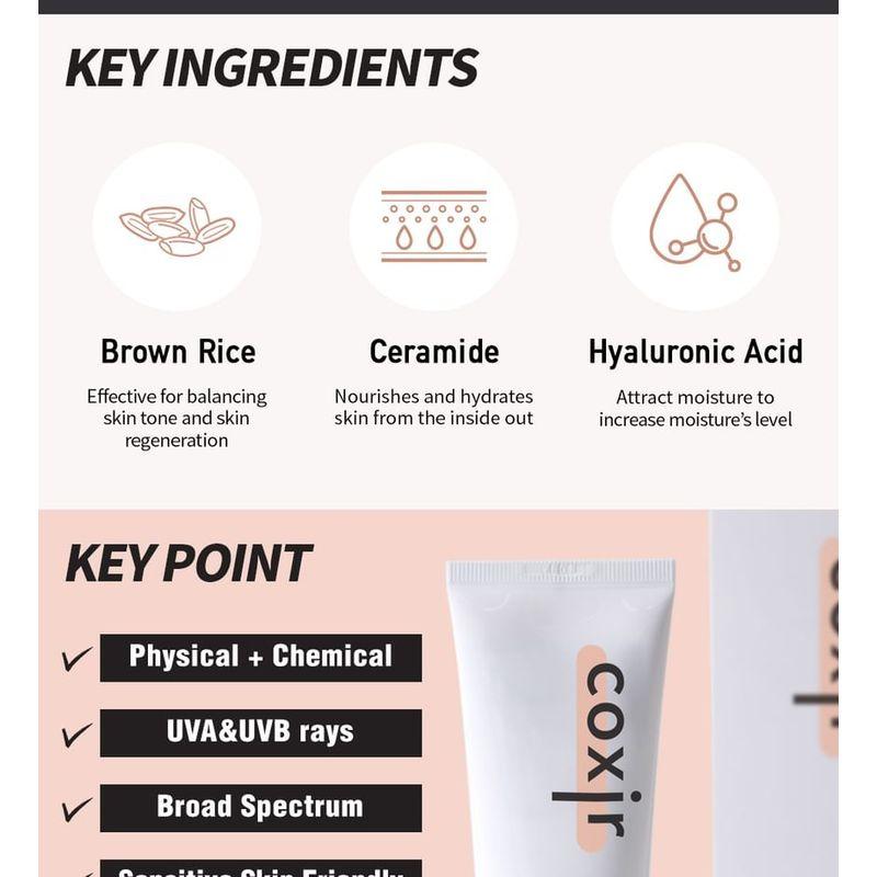 coxir - Brown Rice Ceramide Sunscreen