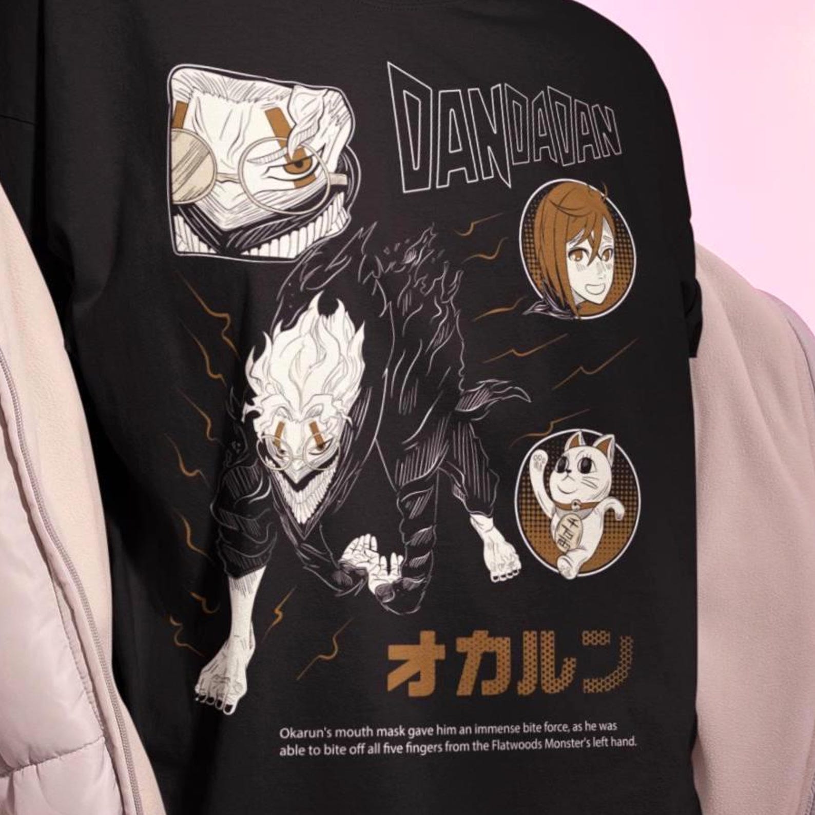 Okarun Momo Ayase Anime Shirt – Manga Graphic Unisex Tee,Okarun Tshirt,Ken Takakura Sweater M