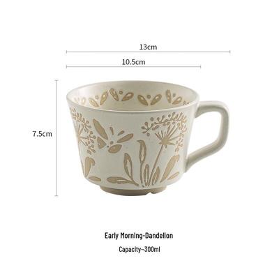 ZISIZ Einfache Grobkeramik-Tasse