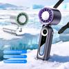Foldable Portable Desktop Fan with Digital Display Portable Handheld Turbo Fan 4000mAh Battery Holiday Gifts for Women Men