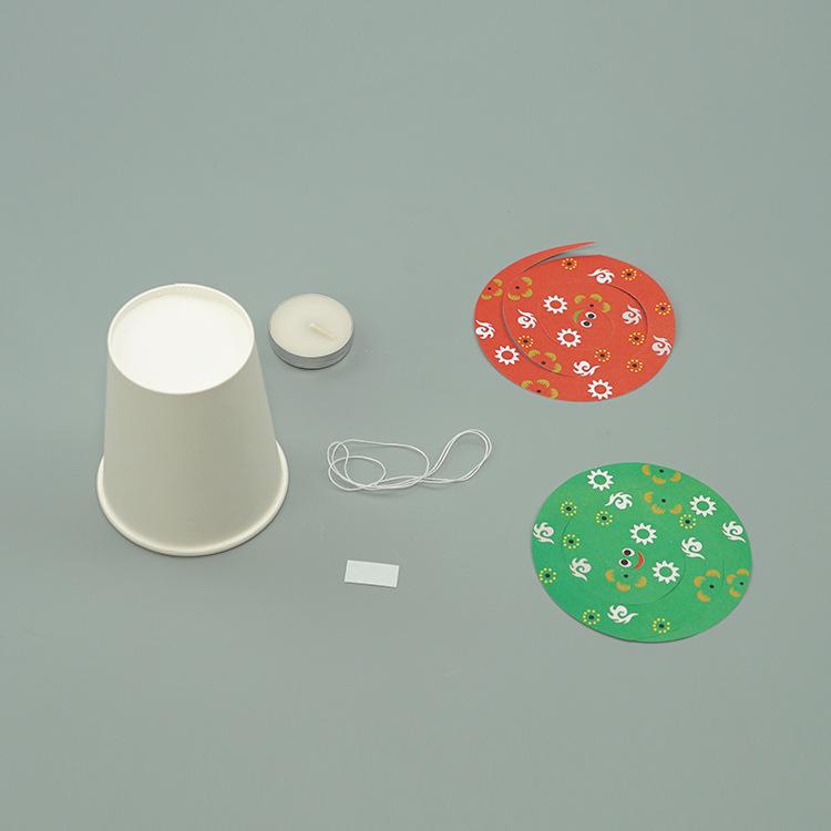 Homemade Diy Rotating Paper Snake Kindergarten Children's Steam Science And Technology Small Homemade Scientific Experiment Toy