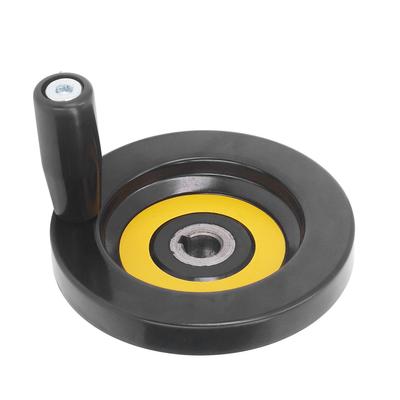 Döner Tutamaklı, 12mm Merkez Delikli, 100mm Dış Çaplı Tezgah Testeresi El Çarkı (Tornalama Frezeleme için)