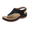 Sandali Estivi Oxford da Donna Bassi Ciabatte in Pelle PU Infradito Fibbia Scarpe da Donna Nuova Moda Romana Ciabatte da Donna