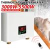 110V/220V Instant Water Heater 3000W/5500W Bathroom Wall-Mounted Electric Heaters Household Kitchen Water Heating Device