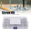 500pcs M2 M3 M4 Assorted Screw Set Stainless Steel Corrosion Resistant Screw Kit