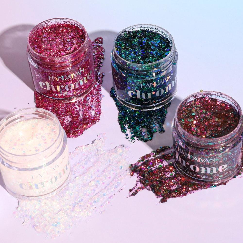 Gel Eyeshadow Color Changing Gel Glitter Eyeshadow Face Body Patch Glitter Stage Makeup Multifunctional Glitter Gel