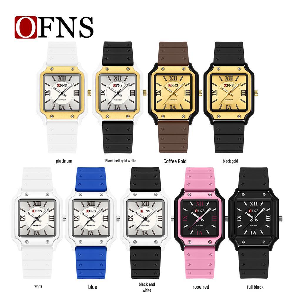 OFNS Quartz Student Watch: Waterproof, Luminous Alloy for Exams