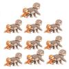 10 Sheets Funny Monkey Hugging Plush Toy Stickers Quirky Vinyl Decals for Laptops Water Bottles Luggage Skateboards Waterproof DIY Crafts