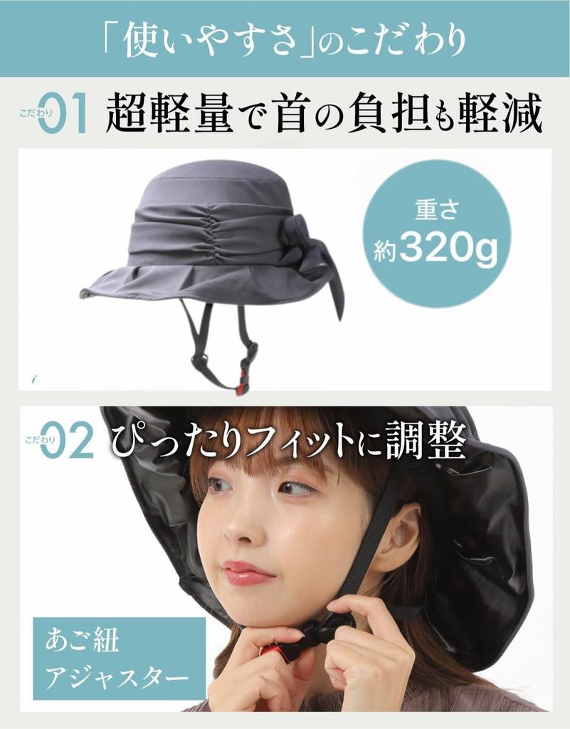 [As Seen on TV] Kabuto Lab Shell Hat [Safety Meets Japanese Standards (SG Certified)] Women's Cycling Helmet, Hat Style, Sizes 54-57 (Charcoal)