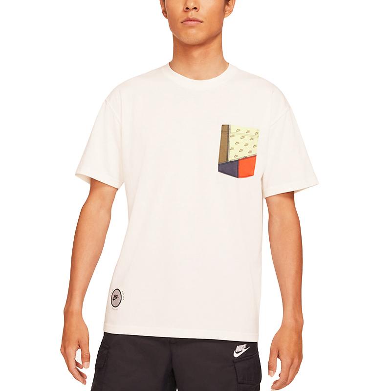 Nike T Shirts Men's White Moderate DJ1342-901